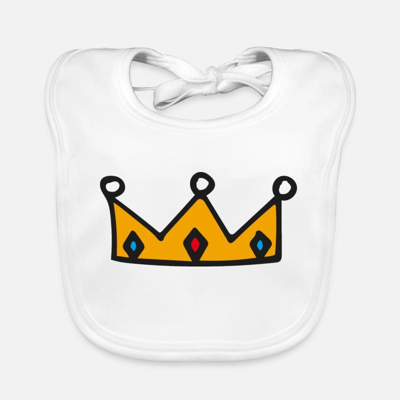 Couronne Bavoir bio Bébé