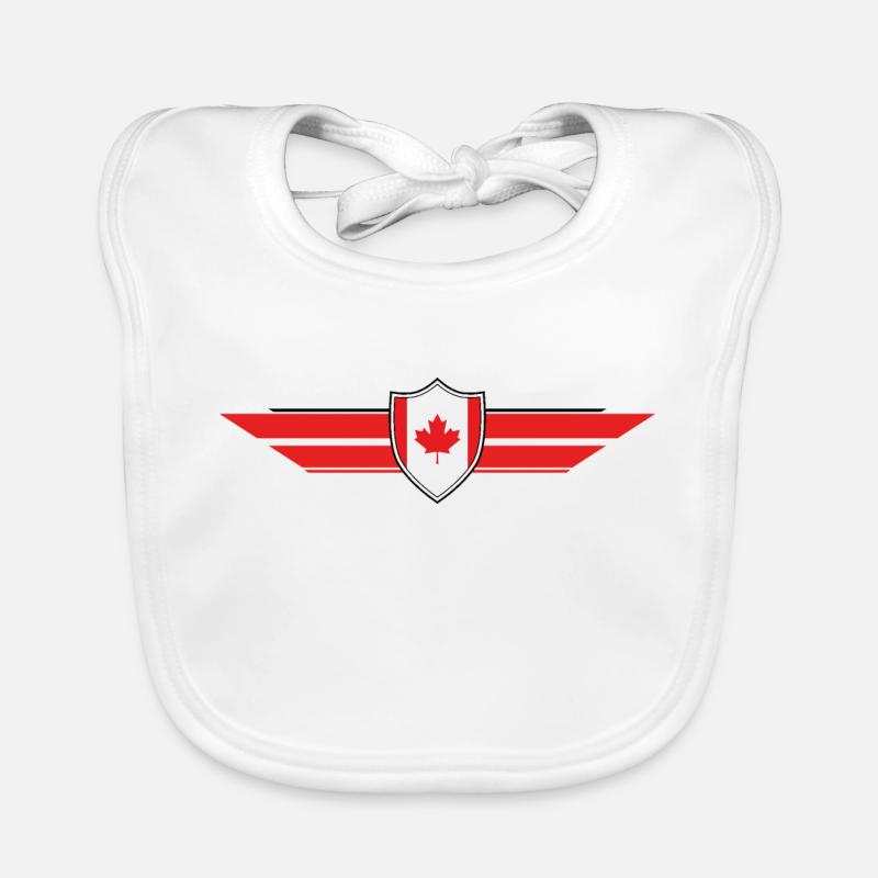 Coupe du monde des partisans du Canada Bavoir bio Bébé