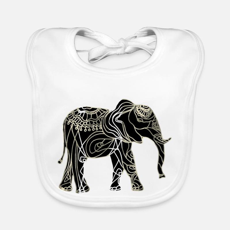 Elefant Baby Bio-Lätzchen