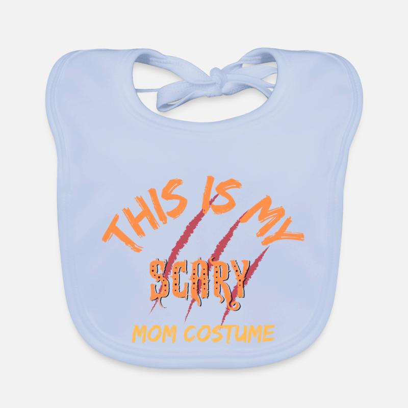 c’est mon costume de maman effrayante, Halloween Bavoir bio Bébé