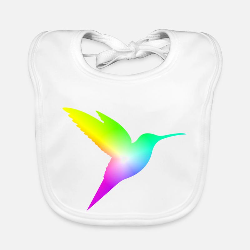 Gradient Bird Organic Baby Bibs