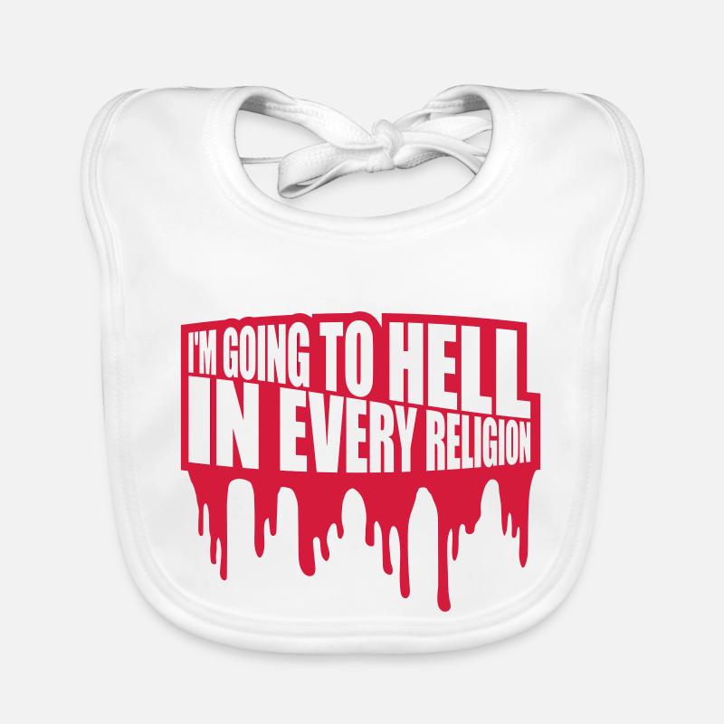 im going to hell Baby Bio-Lätzchen