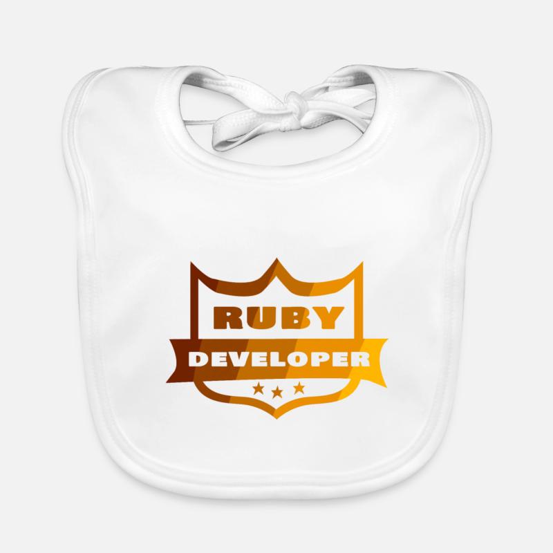 Ruby Developer Organic Baby Bibs