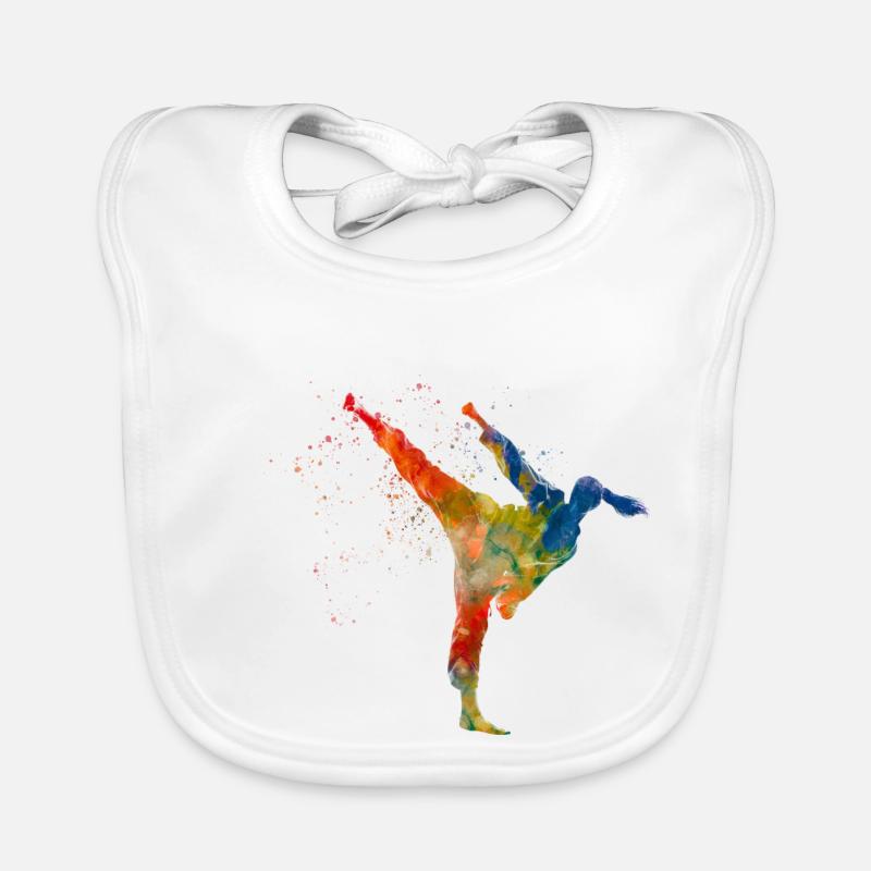 Karate-Kampfkunst Baby Bio-Lätzchen