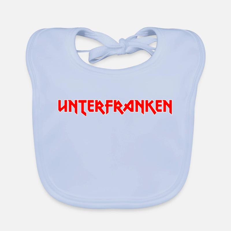 Modisches Heimat UNTERFRANKEN Metal-Design Baby Bio-Lätzchen