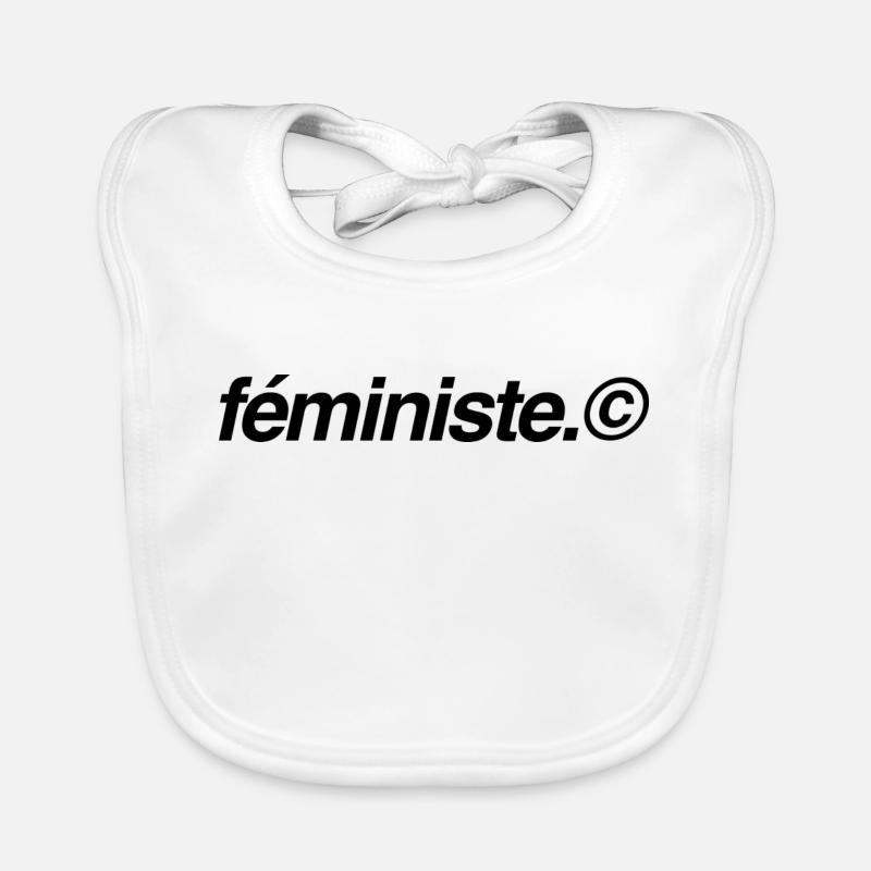 féministe.© Bavoir bio Bébé