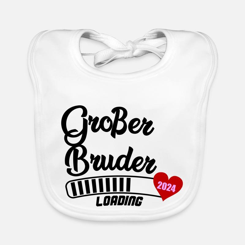 großer bruder loading 2024 Baby Bio-Lätzchen