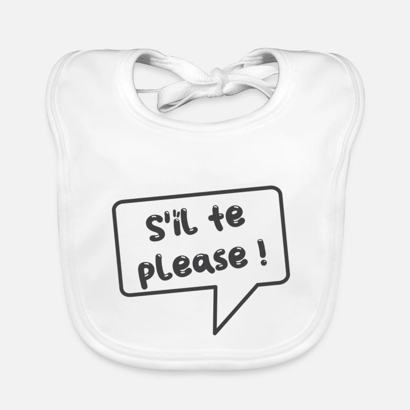S'IL TE PLEASE Bavoir bio Bébé