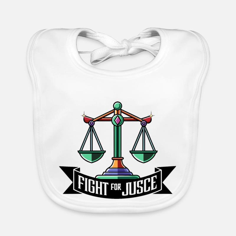 FIGHT FOR JUSTICE Organic Baby Bibs