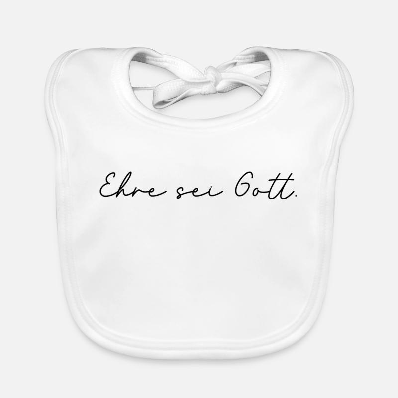 Ehre sei Gott Baby Bio-Lätzchen