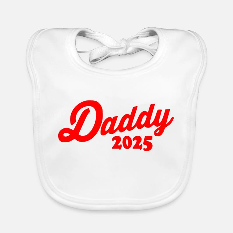 Daddy 2025 Bavoir bio Bébé