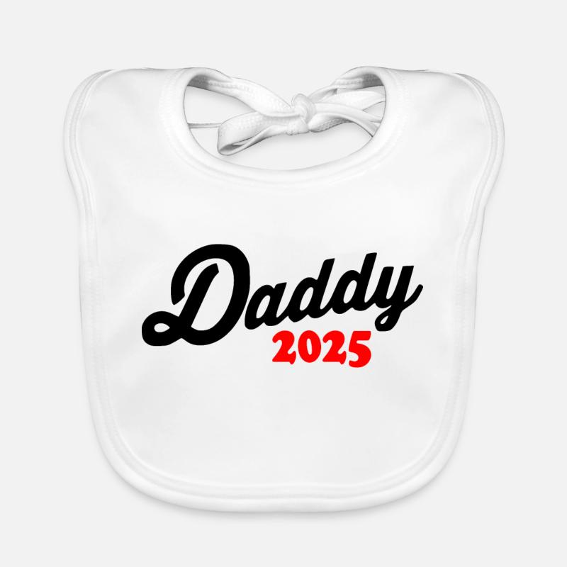 Daddy 2025 Bavoir bio Bébé