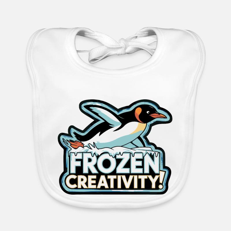 COOL TSHIRT, PINGUIN Organic Baby Bibs