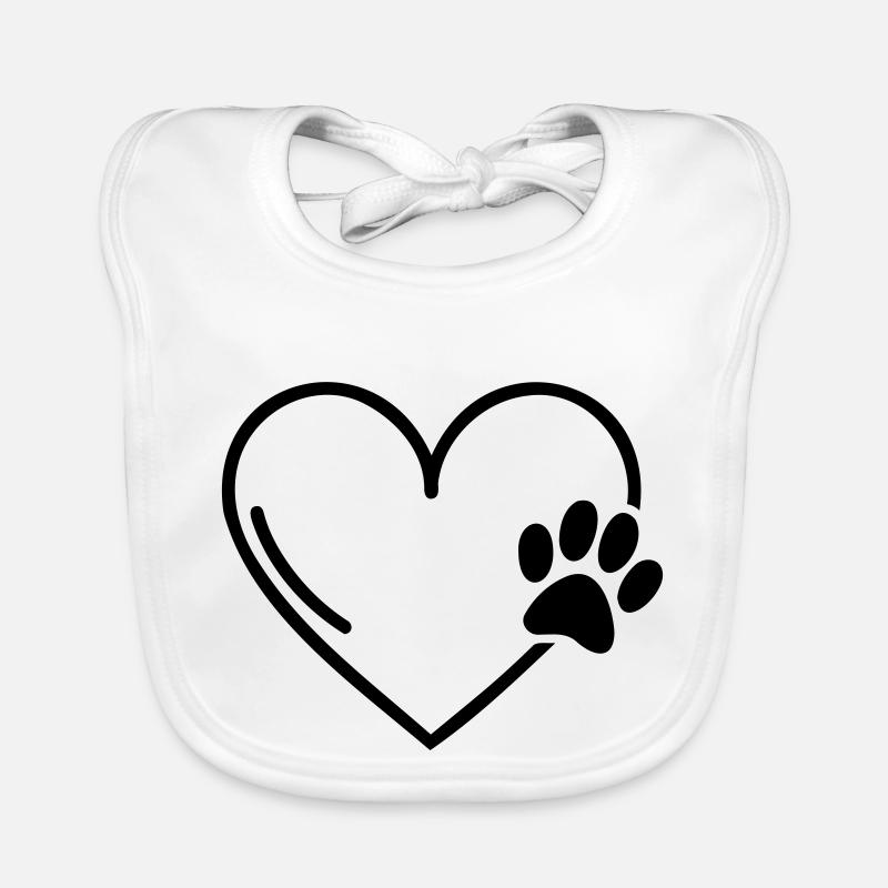 Herz Baby Bio-Lätzchen