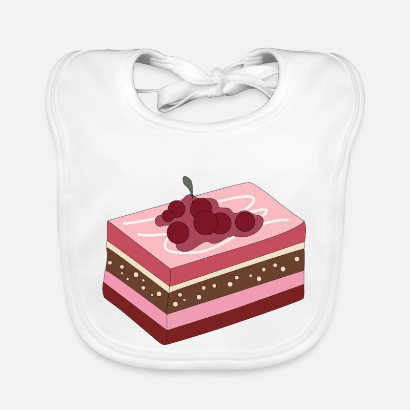 Sweets Cake Organic Baby Bibs