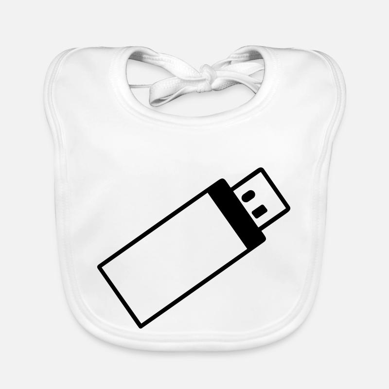 Clé usb Bavoir bio Bébé