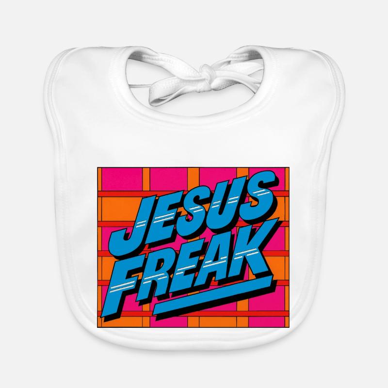 Jesus-Freak Baby Bio-Lätzchen