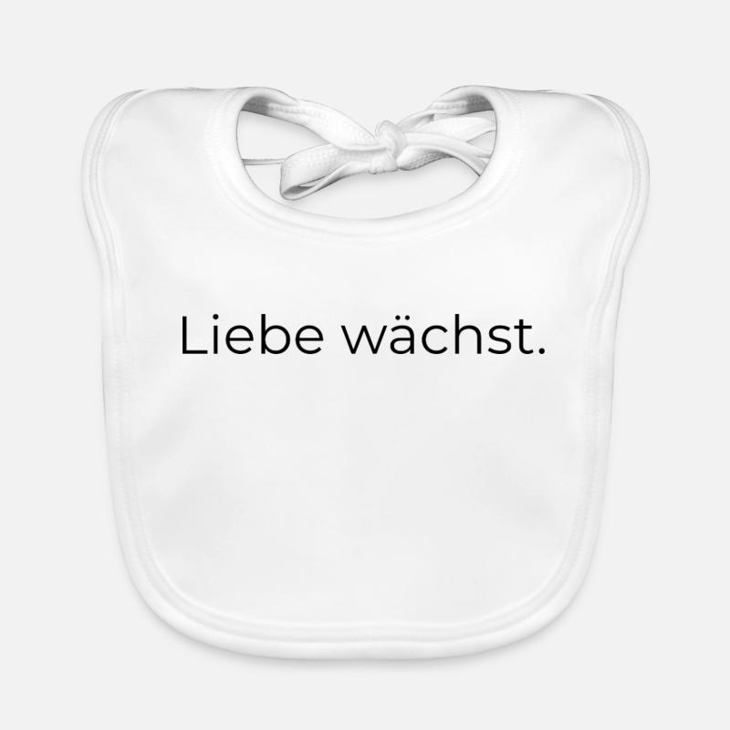 Love grows. Organic Baby Bibs