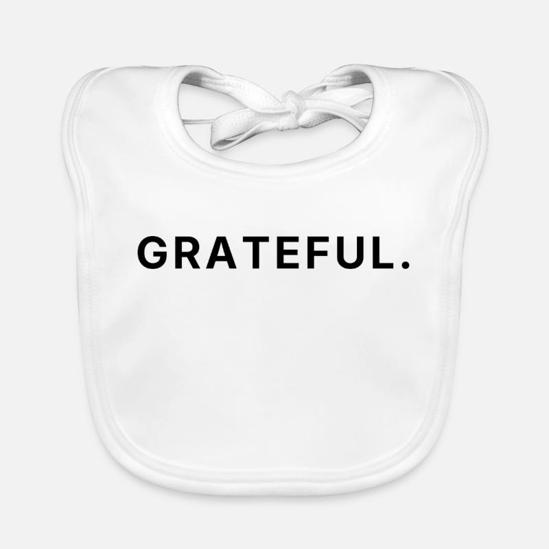Grateful - Attitude de Gratitude Bavoir bio Bébé