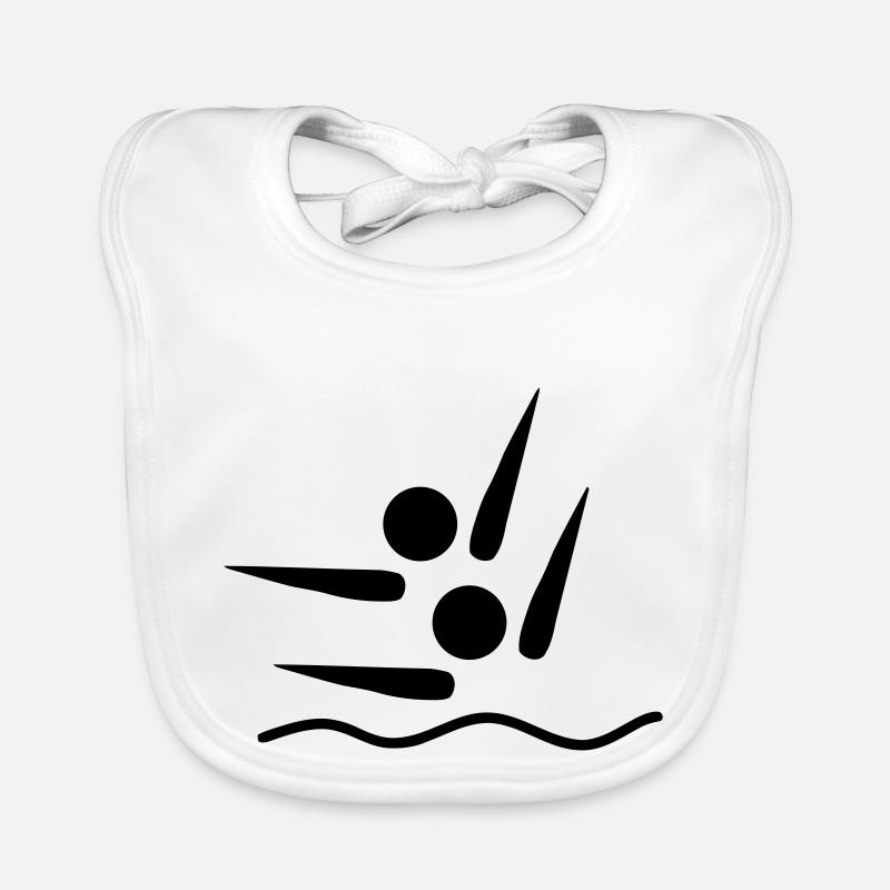 synchronized swimming os Baby Bio-Lätzchen