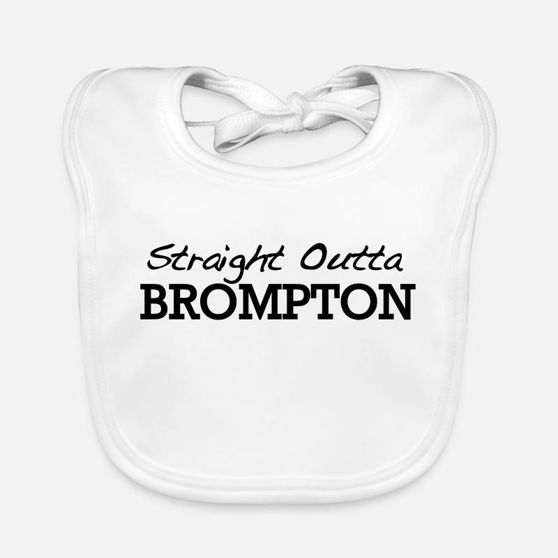 Straight Outta Brompton Organic Baby Bibs
