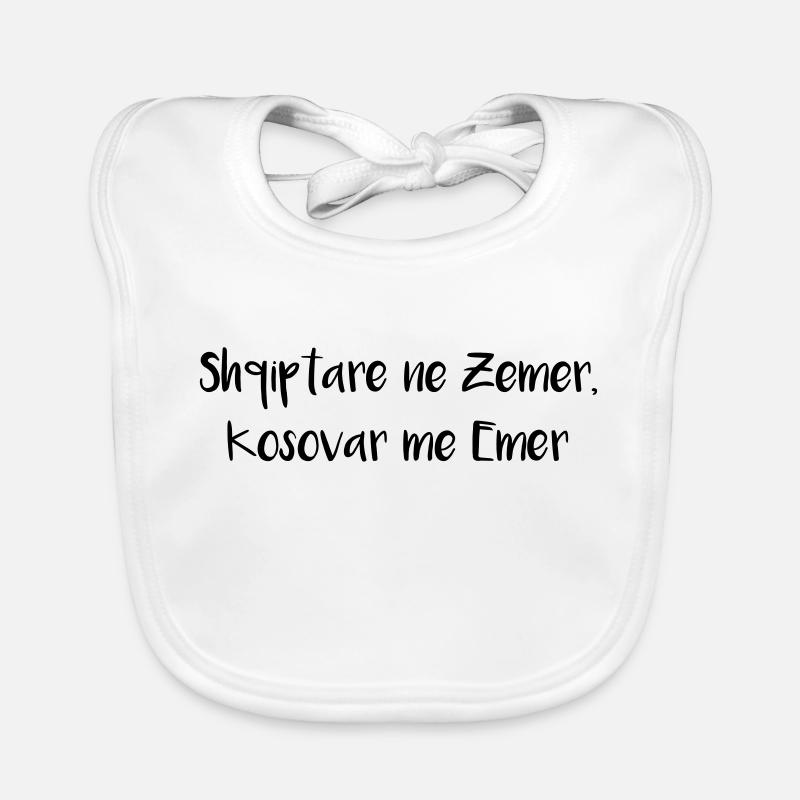 shqiptar_ne_zemer Baby Bio-Lätzchen
