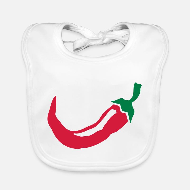 Chili chilli pepper gift idea Organic Baby Bibs