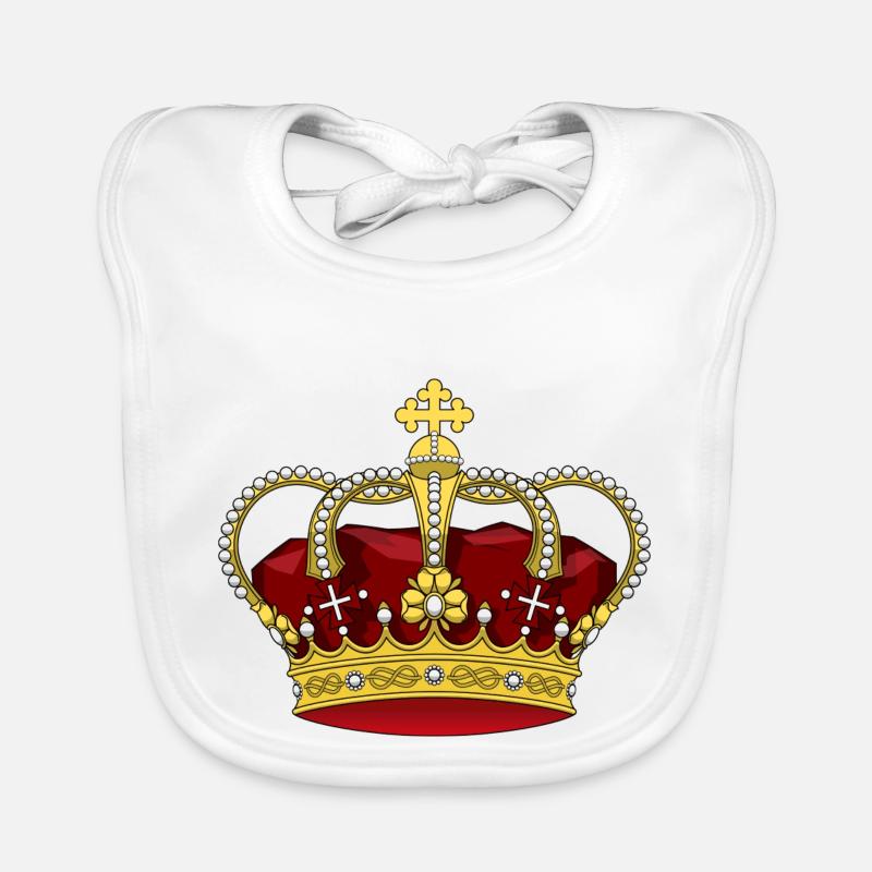 couronne Bavoir bio Bébé