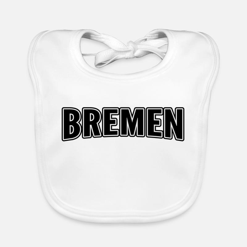 Bremen - Organic Baby Bibs - white