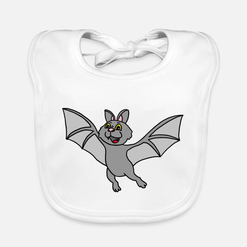 Fledermaus, Vampir, Halloween, bat Baby Bio-Lätzchen