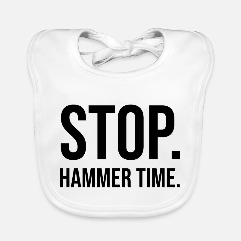 Arrêtez le temps de marteau Bavoir bio Bébé