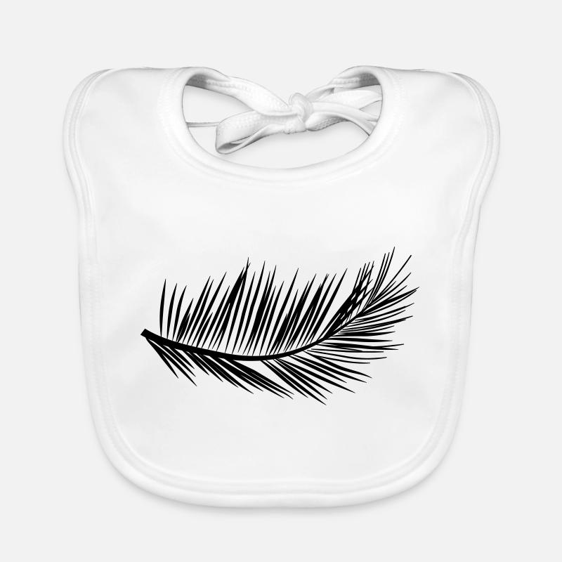 Palmenblatt Urlaub Geschenk Idee Baby Bio-Lätzchen