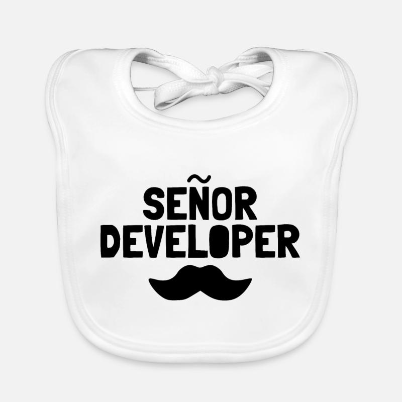 Senor Developer Entwickler Baby Bio-Lätzchen