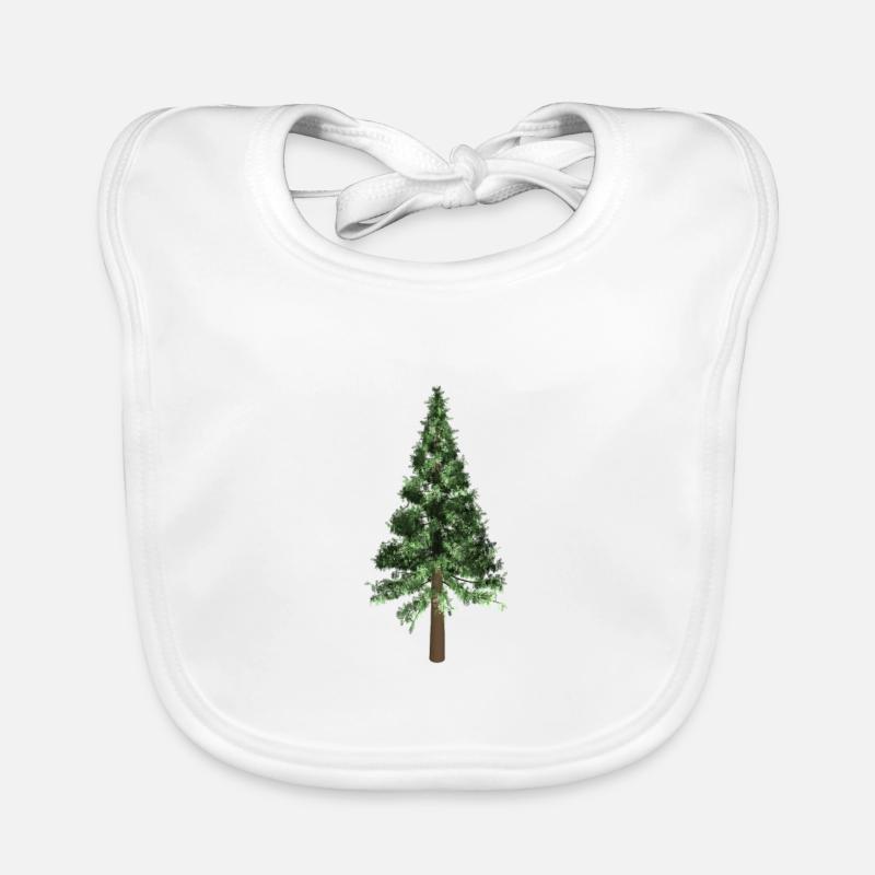 Christmas tree Organic Baby Bibs