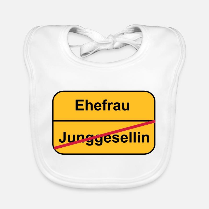 Junggesellinnenabschied Baby Bio-Lätzchen