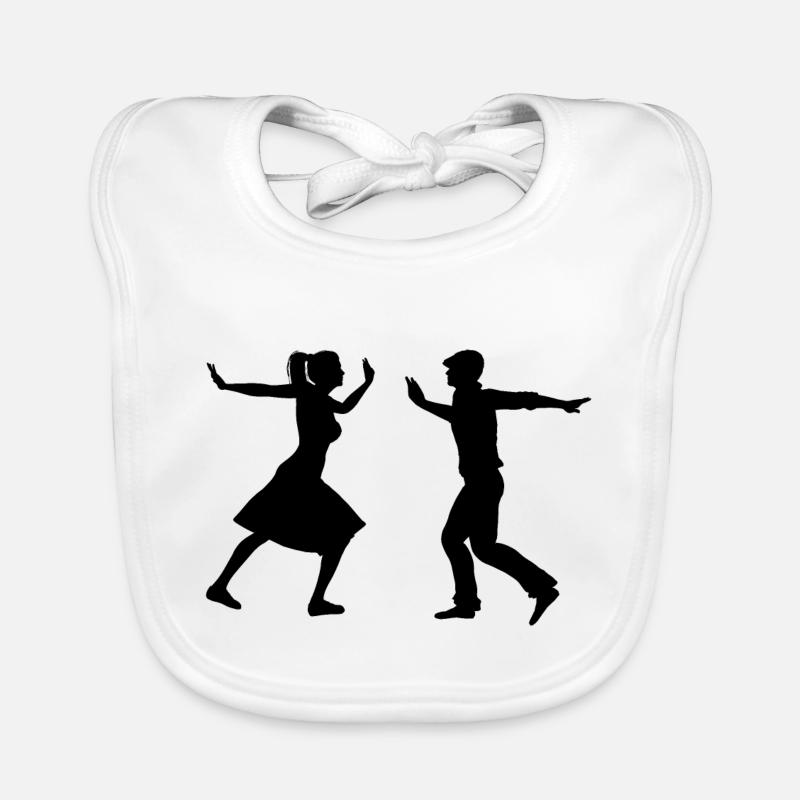 Lindy Hop Swing Danse Danse Danse Shag Boogie Bavoir bio Bébé