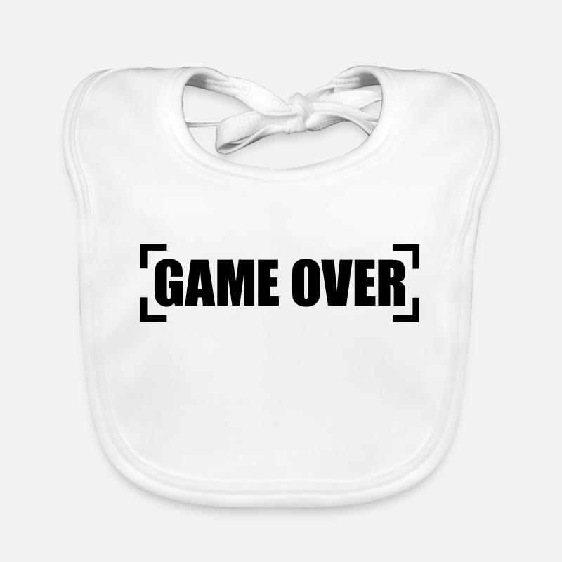 Game Over Bavoir bio Bébé