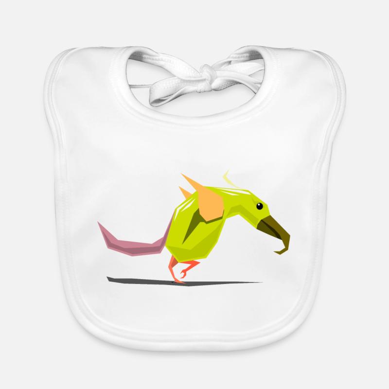 Vogel / Vogel-Abbildung Baby Bio-Lätzchen