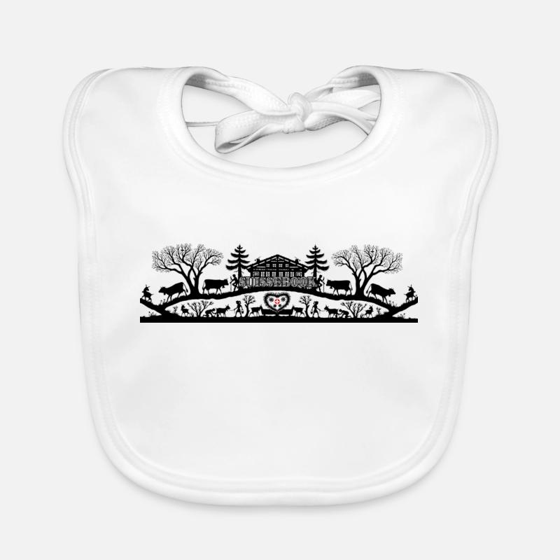 silhouette Bavoir bio Bébé