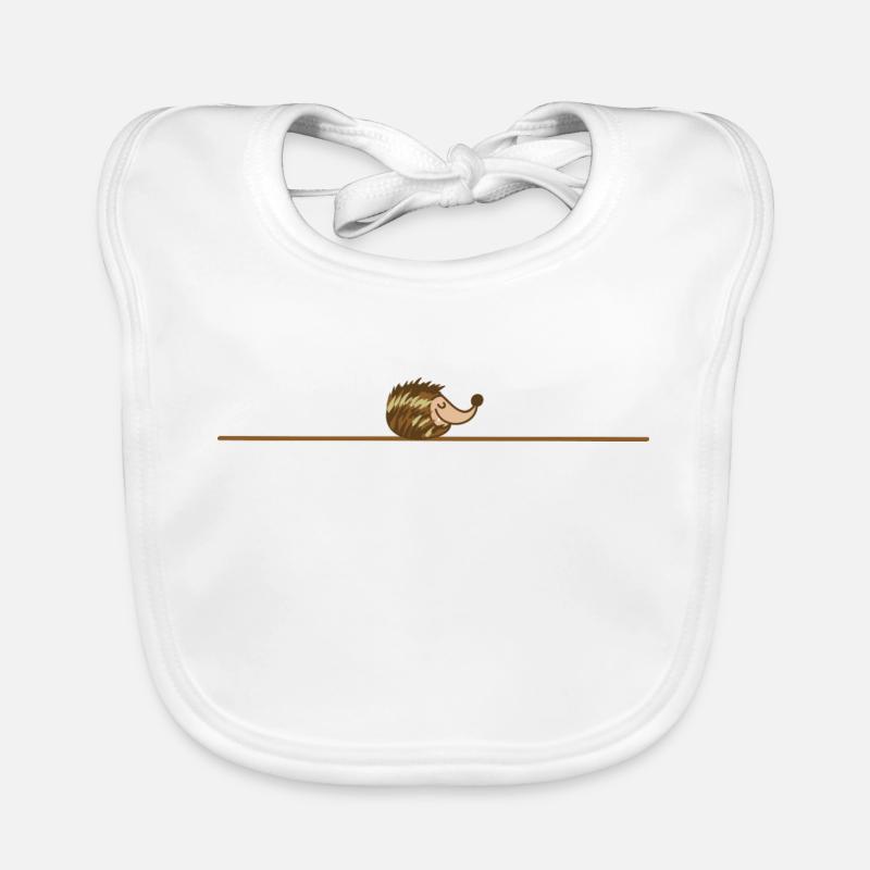 Hérisson dormant Bavoir bio Bébé