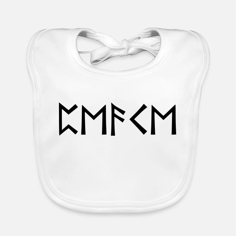 Paix - script runique Bavoir bio Bébé