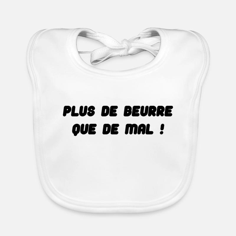 Bretagne - Plus de beurre ... Bavoir bio Bébé