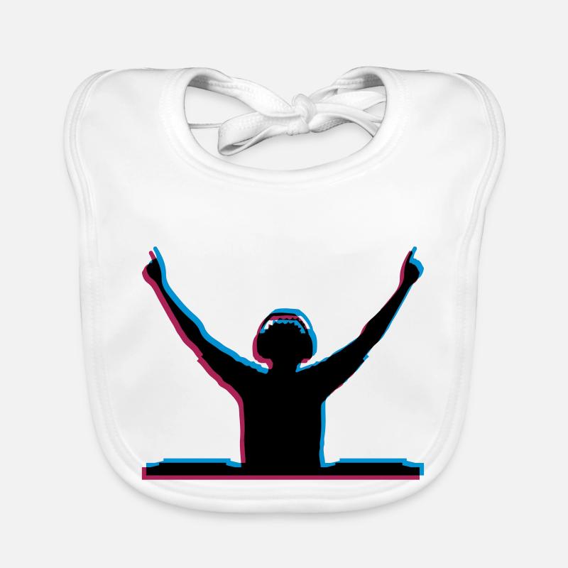 DJ effet 3D Bavoir bio Bébé
