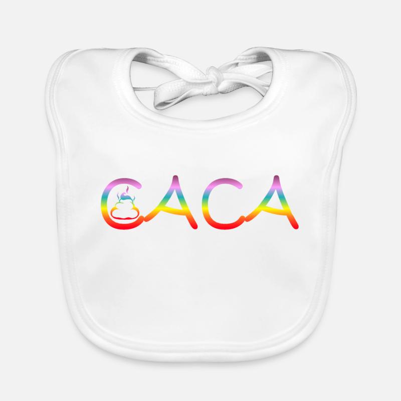 caca merde crotte bouse Bavoir bio Bébé