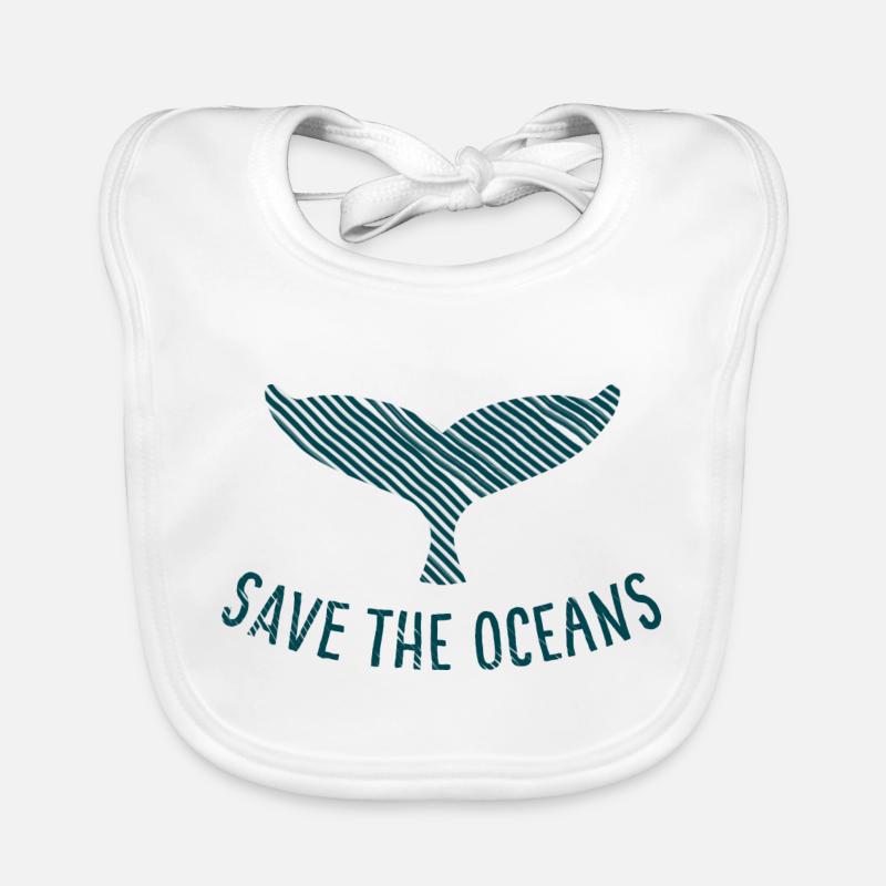 Save the oceans Baby Bio-Lätzchen