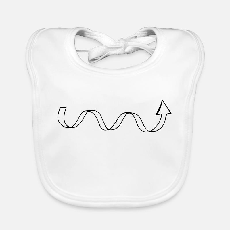 Flèche Serpent Flèches Forme Symbole Vecteur Bavoir bio Bébé