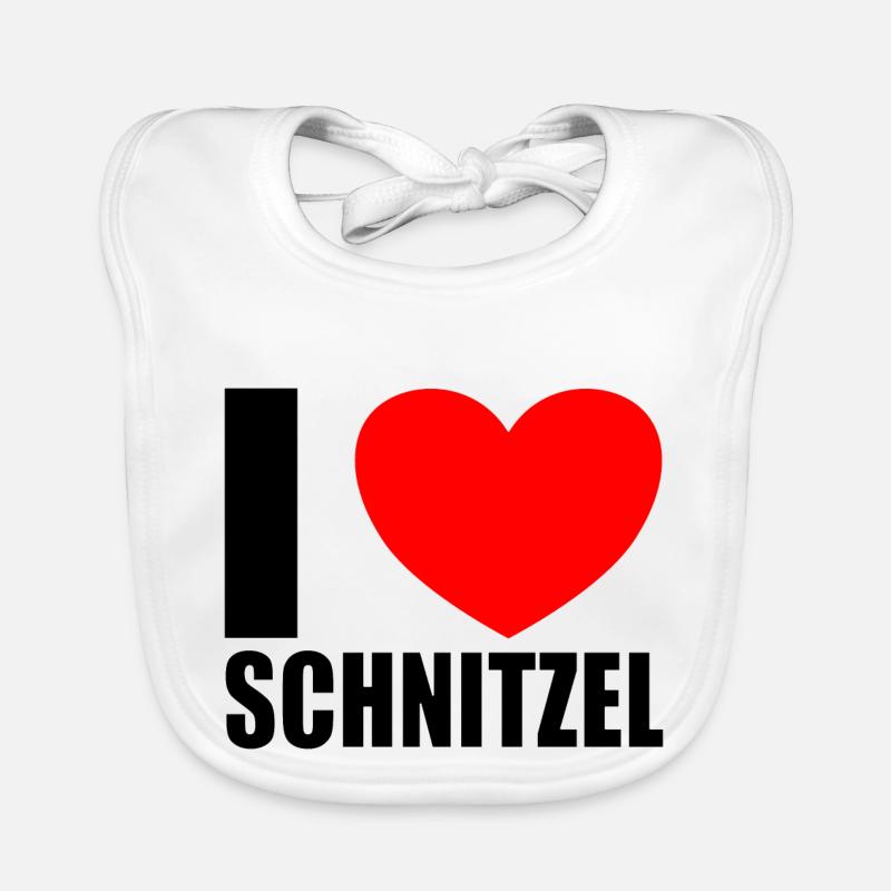 I love Schnitzel Organic Baby Bibs