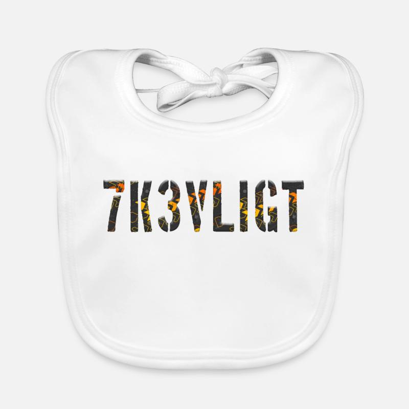 sms chat language fortifications english three 3 three Organic Baby Bibs