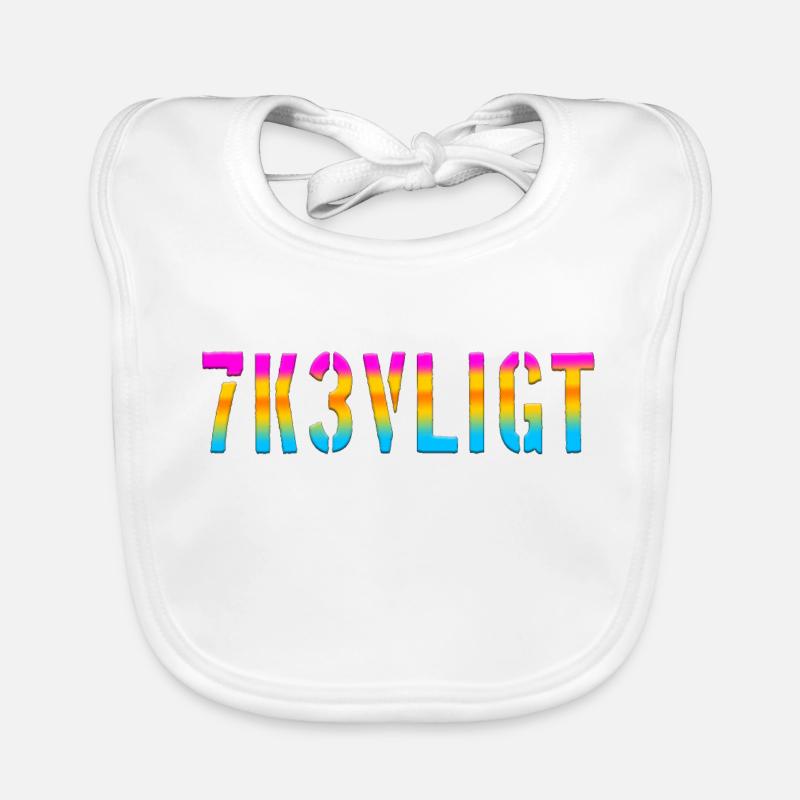 sms chat language fortifications english three 3 three Organic Baby Bibs