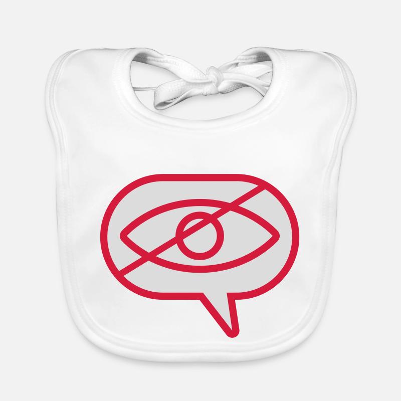 Do not see visual eye Organic Baby Bibs